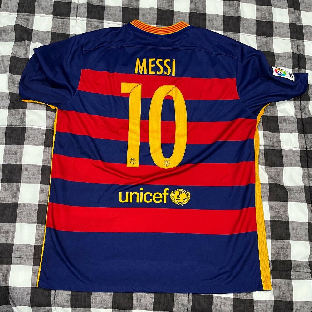 Lionel Messi Barcelona Home Jersey 2015/2016 | Nike Size Large